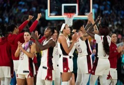 巴黎奥运会篮球女子1-4决赛：尼日利亚vs美国,惜败巴黎奥运会篮球女子1-4决赛